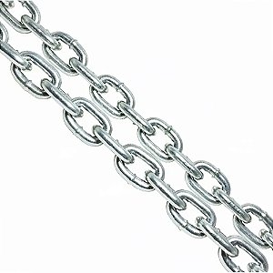 Corrente Galvanizada Elo Curto 5,0X25X16 (40M) (20kg)  TAFORT