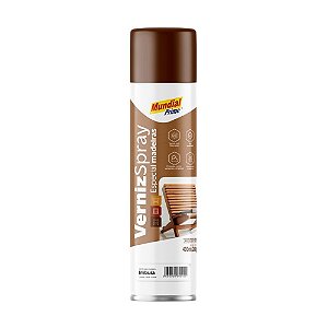 Tinta Spray Verniz Madeira Imbuia 400ml - MUNDIAL PRIME