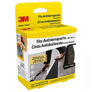 Fita Antiderrapante Safety Walk Preta 50mmX5m - 3M