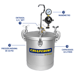 Tanque de Pintura 10L CH TP-010 - CHIAPERINI