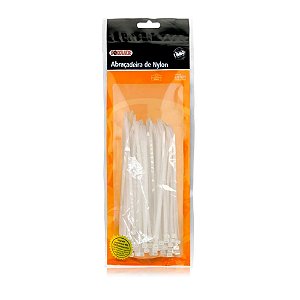 Abraçadeiras Nylon 370X7,0 Branca (50pcs) - FOXLUX