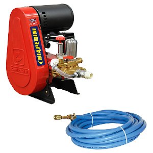 Lavadora Lava Jato LJ3100 Fixa C/ Motor 220/380V S/Ligação TRI 3HP C/ Mangueira Azul 1/2" - CHIAPERINI