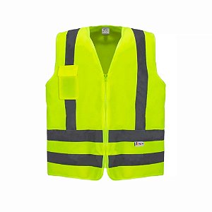 Colete Refletivo Amarelo S/ Bolso G - KALIPSO