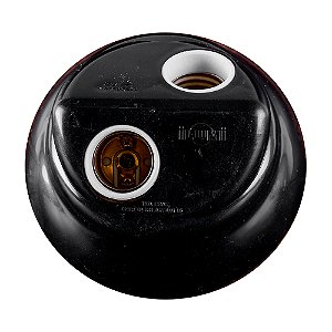 Plafon Preto 100W P/ 2 Lâmpadas - ILUMI