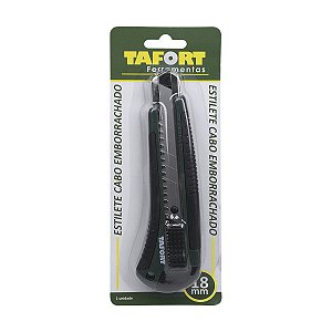 Estilete Cabo Emborrachado 18mm - TAFORT