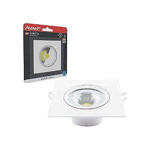 Spot De Embutir Quadrado 7W 6500K BIV - AVANT