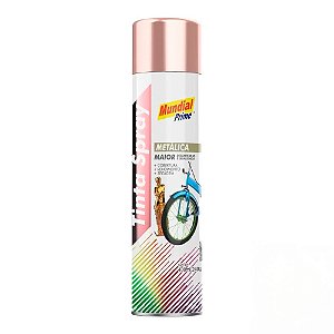 Tinta Spray Metalica Rose Gold 400ml - MUNDIAL PRIME