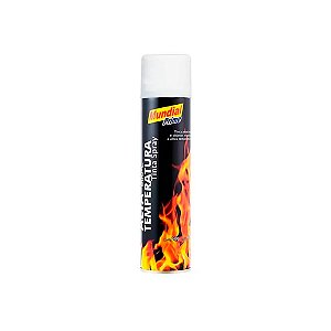 Tinta Spray Alta Temperatura Branco Fosco - MUNDIAL PRIME