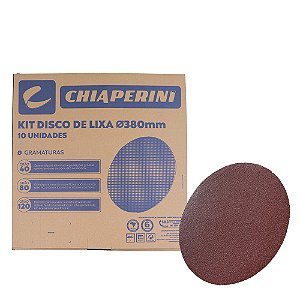 Kit Disco De Lixa Gr 80 380mm CX C/10 - CHIAPERINI