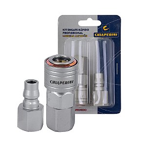 Kit Engate Rápido Fêmea 3/8" Mod Japones Pro - CHIAPERINI