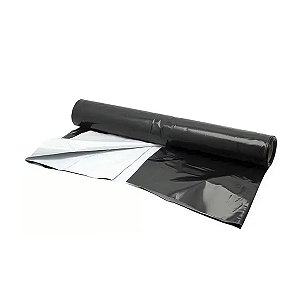 Lona Silagem Dupla Face Preta e Branca 6x100x40 - TAFORT