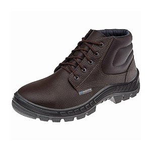 Botina Marrom Bidensidade C/ Cadarço Bico Plástico nº 44 (CA 46492) - MARLUVAS