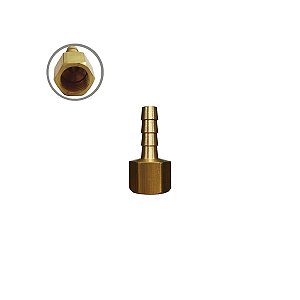 Espigão Fixo Rosca Fêmea 1/4" NPS X 1/4" - GARDEN