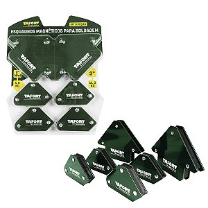 Esquadro Magnético P/ Soldagem (6pcs) - TAFORT