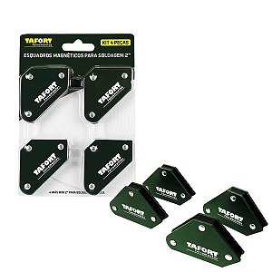 Esquadro Magnético P/ Soldagem (4pcs) - TAFORT