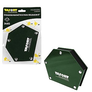 Esquadro Magnético P/ Soldagem 34kg Hexagonal - TAFORT