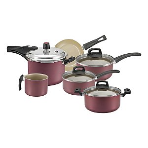 Jogo de Panelas 6pçs Cereja Antiaderente - PANELUX