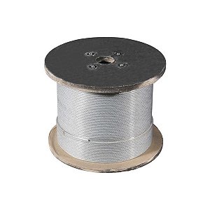 Cabo de Aço 1/4" 6X19 Galvanizado 100M - FRATI