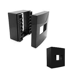 Conjunto Sobrepor 1 Módulo Preta Inova Pro Fácil - ALUMBRA