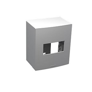 Conjunto Sobrepor 1 Módulo Branca Inova Pro Fácil - ALUMBRA