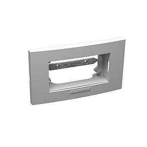 Placa C/ Suporte P/ Móvel 1 Módulo Branca Inova Pro - ALUMBRA