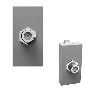 Módulo Tomada Coaxial Branco Módulo Pro - ALUMBRA