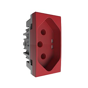 Módulo Tomada 20A 250V Vermelho Módulo Pro - ALUMBRA