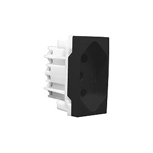 Módulo Tomada 10A 250V Preto Inova Pro Class - ALUMBRA