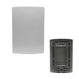 Placa 4x2 Cega C/ Suporte Branca Siena Matte - ALUMBRA