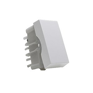 Módulo Interruptor Simples 10A 250V Branco Módulo Pro - ALUMBRA