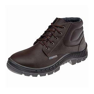 Botina Marrom Bidensidade C/ Cadarço Bico Plástico nº 45 (CA 46492) - MARLUVAS