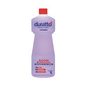 Álcool de Limpeza Lavanda 1L - DURATTO