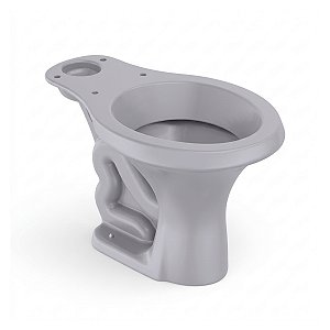 Bacia Acoplar Oval Diva Cinza - ONIX
