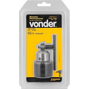 Mandril Leve 13mm - 1/2" Rosca 1/2" - VONDER