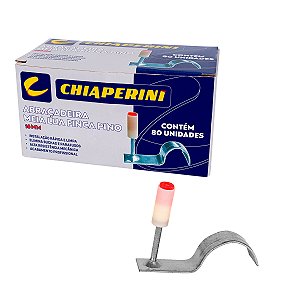 Abraçadeira Meia Lua Finca Pino 16mm (80pçs) - CHIAPERINI