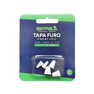Tapa Furo Parafuso PVC Pct C/5 - ESTRELA