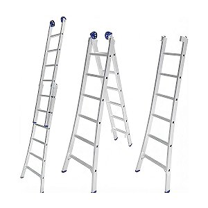 Escada Extensiva Alumínio 2X6 - MOR