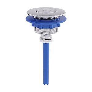 Botão Acionador Superior Universal ABS Cromado - BLUKIT