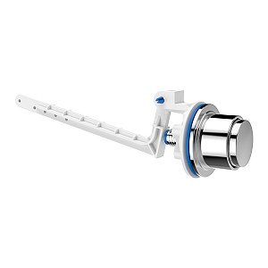 Botão Acionador Lateral Universal ABS Cromado - BLUKIT