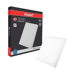 Luminária Led Sobrepor Quadrada 30W 6500K BIV - AVANT