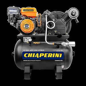 Compressor de Ar 20+APV RCH 150L C/M GAS 9HP P.E - CHIAPERINI