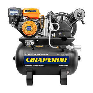 Compressor de Ar 20+APV RCH 150L C/M GAS 9HP P.E - CHIAPERINI