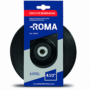 Disco de Borracha Flexível 4.1/2" - ROMA