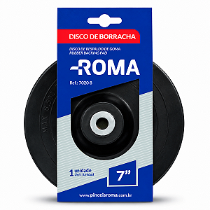 Disco Borracha Flexível 7" - ROMA