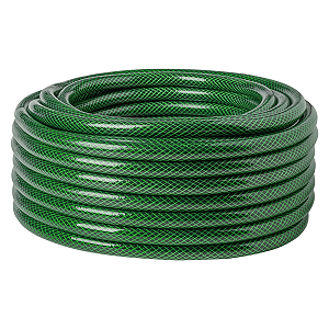 Mangueira Jardim Trançada Flexível Verde e Branca 1/2" X 2,5mm 20M - TAFORT