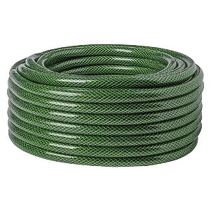 Mangueira Jardim Trançada Flexível Verde e Branca 1/2" X 2,5mm 20M - TAFORT
