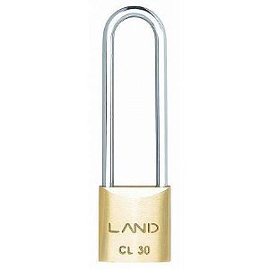 Cadeado Latão 30/70mm Haste Longa - LAND