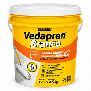 Vedapren Branco P/ Laje 4,5 Kg - VEDACIT
