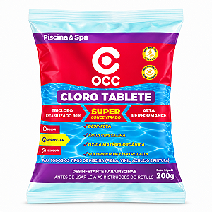 Cloro Múltipla Ação Pastilha (90%) 200g - OCC