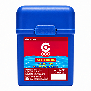 Kit Teste Estojo 3X1 Cloro / Ph / Alcalinidade - OCC